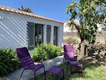 Location de vacances pour 6 personnes, avec terrasse et jardin dans Plage de la Linière