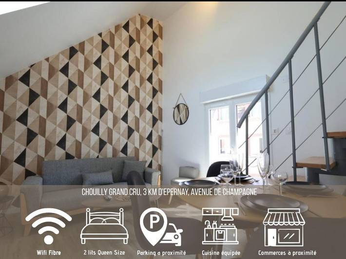 Gîte pour 4 personnes à Chouilly