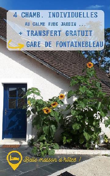 Chambre d’hôte pour 2 personnes, avec piscine et jardin dans Seine-et-Marne