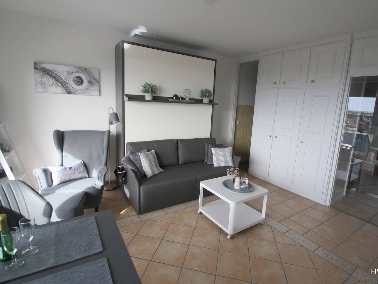 Ganze Ferienwohnung, Fw mit traumhaftem Meerblick in Büsum - Ferienwohnung mit traumhaftem Meerblick in Hauptstrand Büsum, Dithmarschen