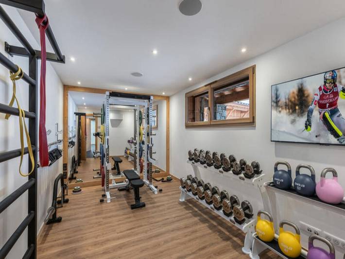 Chalet pour 12 personnes, avec terrasse et sauna ainsi que jacuzzi et piscine, animaux acceptés à Combloux