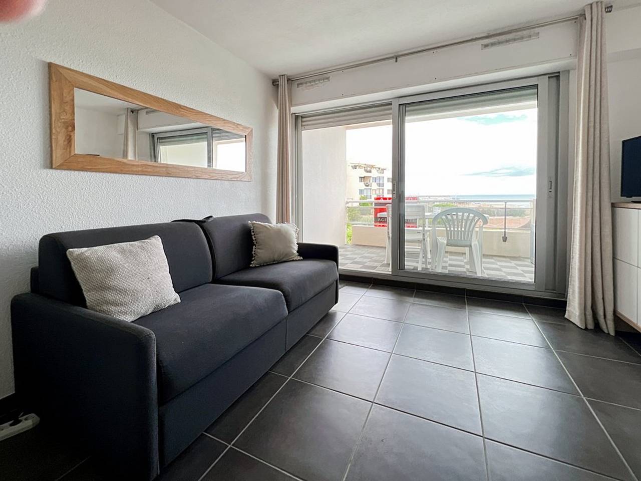 Studio entier, Studio Cabine 4 pers, parking privé, direct plage in Palavas-les-Flots, Côte d'Améthyste