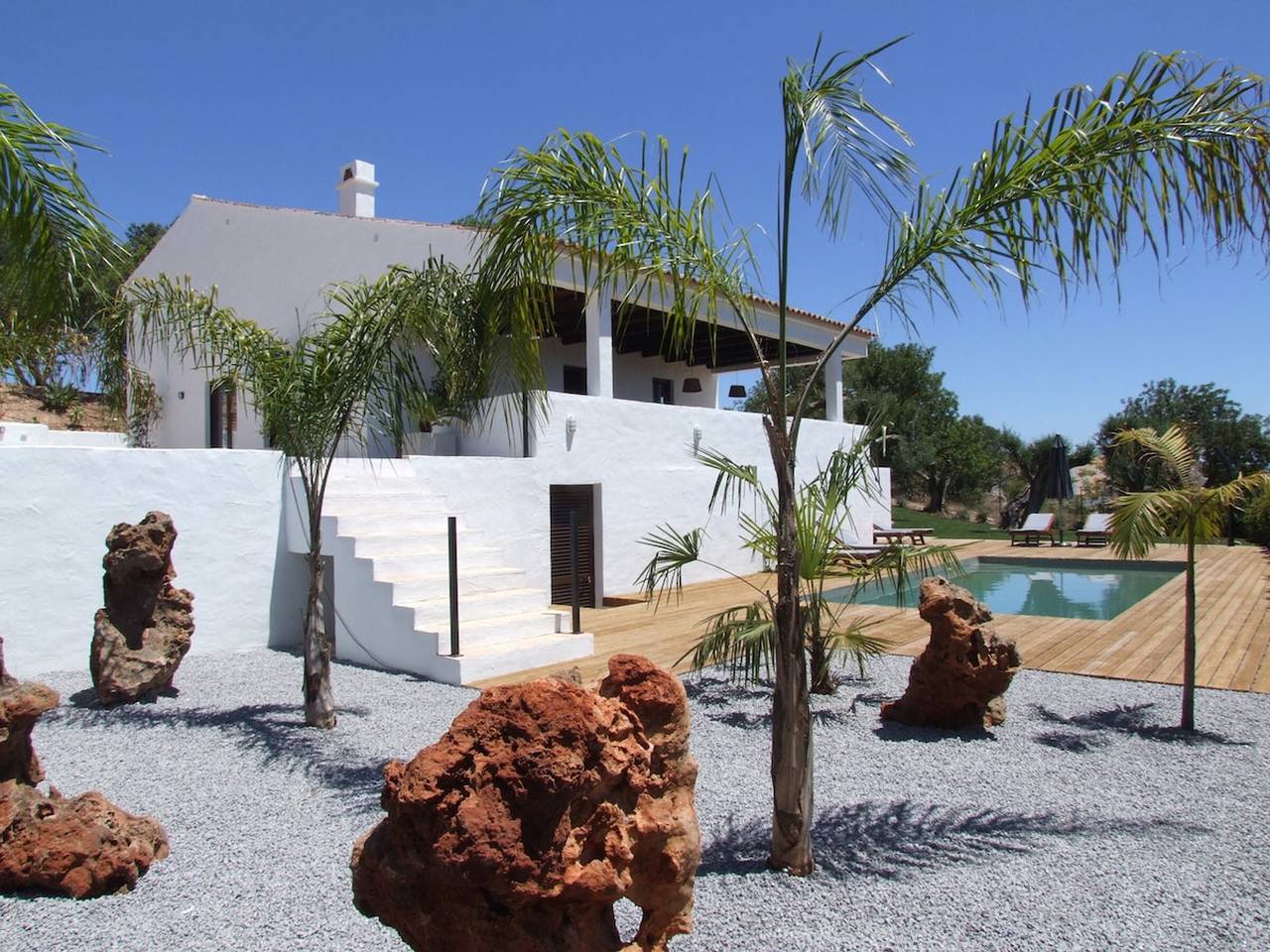 Villa mit Pool und Klima, Meerblick - 8 Pers. in São Bartolomeu de Messines, Faro Distrikt