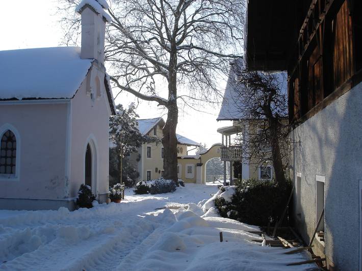 Pension Gut Horn - Einzelzimmer im 2. Og mit Dusche und Wc, Hofblick ohne Balkon in Kirchanschöring, Rupertiwinkel