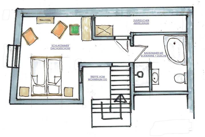 Ferienhaus für 5 Personen, mit Garten in Main-Odenwald - 4