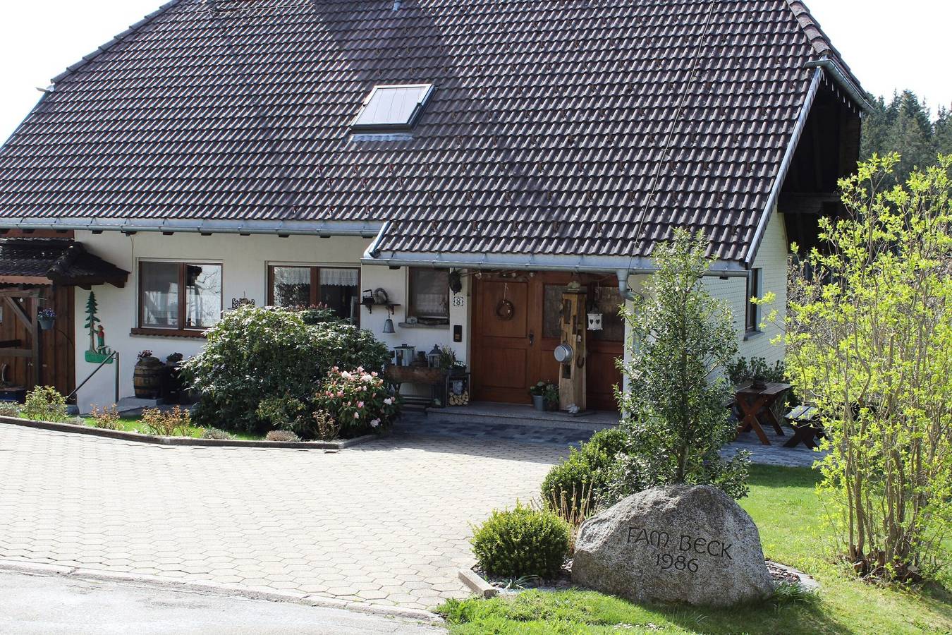 Ganze Wohnung, Ferienwohnung 'Haus Am Rötenberg' mit gemeinsamer Terrasse, gemeinsamem Garten und Wi-Fi in Grafenhausen, Südschwarzwald