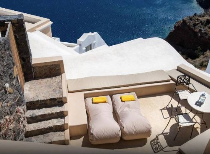Villa pour 4 personnes, avec Vue sur l’océan ainsi que Balcon et Terrasse à Oia - 4