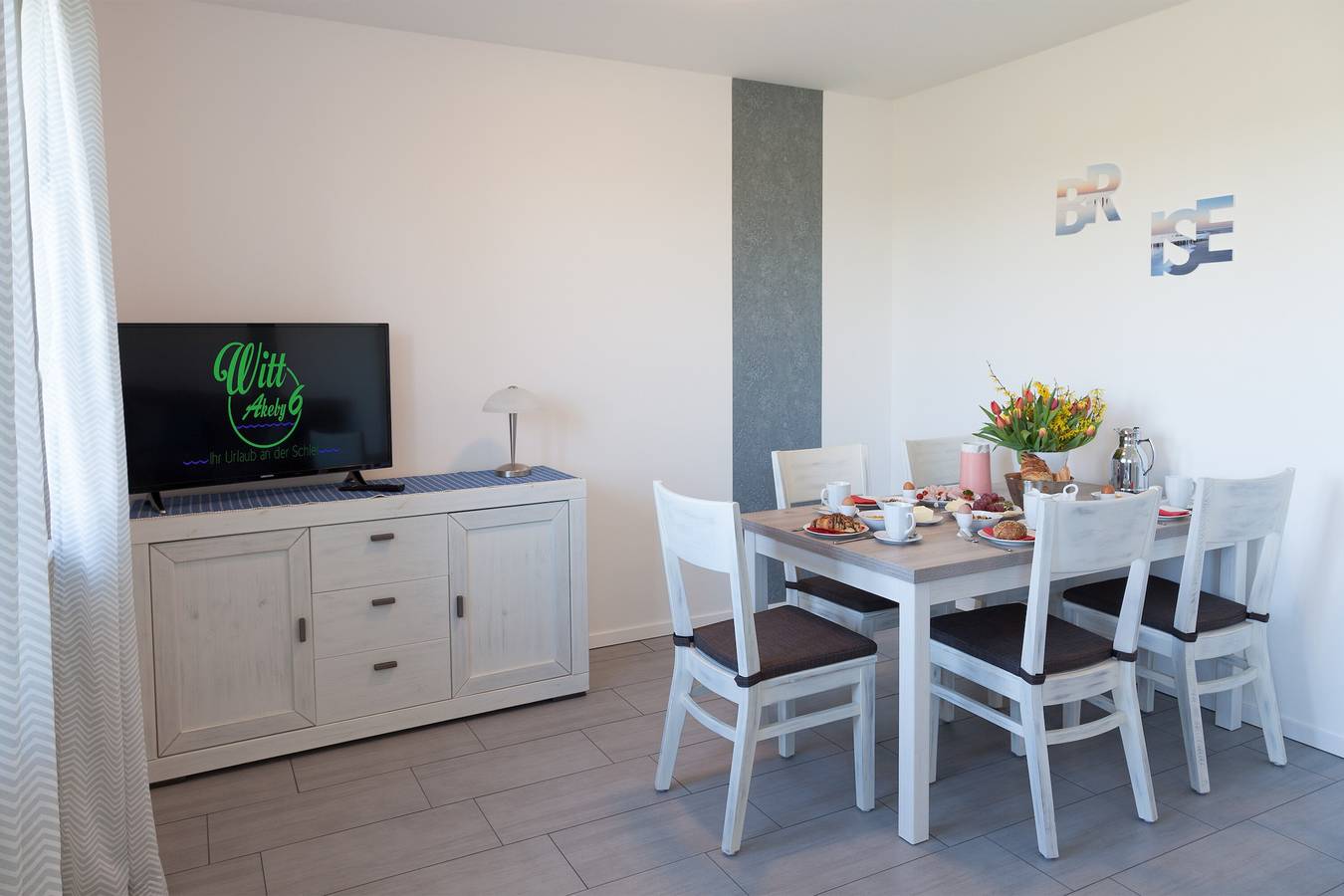 Ferienhaus 'Brise' mit privater Terrasse, Gemeinschaftsgarten und Wi-Fi in Boren, Schleswig-Flensburg