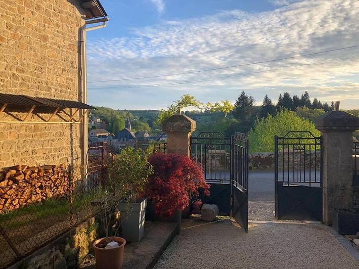 Appartement de vacances pour 6 personnes, avec Terrasse ainsi que Jardin et Vue