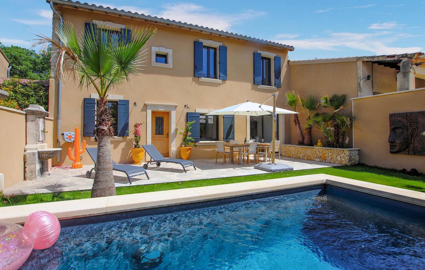 Charmant appartement 1 chambre avec piscine et jardin, à 1 km du centre de Carpentras in Carpentras, Parc naturel régional du Mont-Ventoux