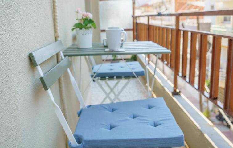 Ferienwohnung für 6 Personen, mit Balkon und Meerblick