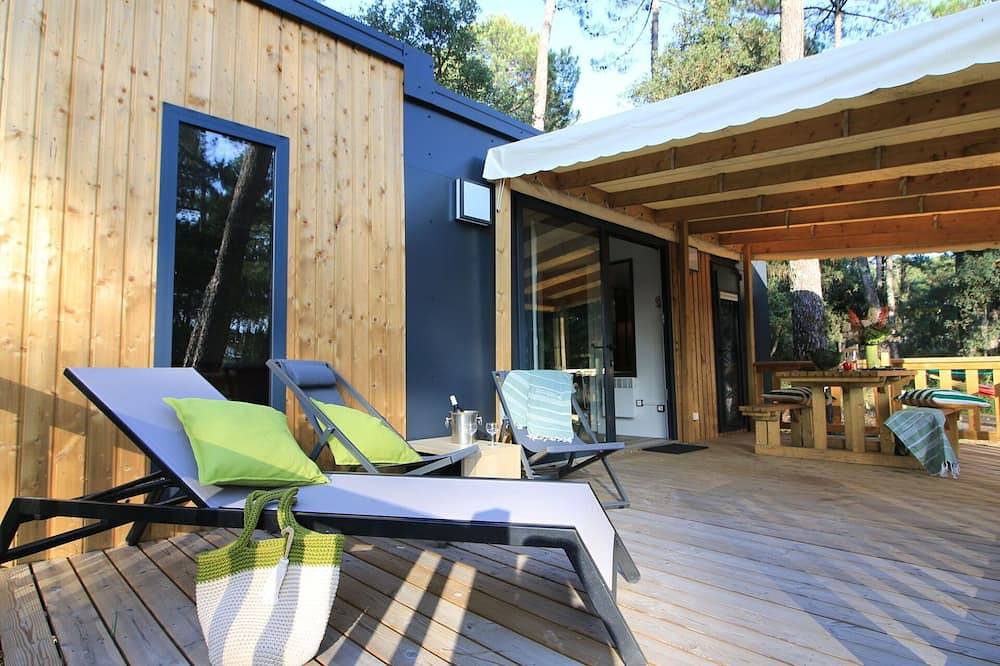 Angenehme Wohnung in einem Ferienhaus mit Pool,  W-Lan, Klimaanlage, Tv, Terrasse, Haustiere erlaubt in Ondres, Côte d’Argent