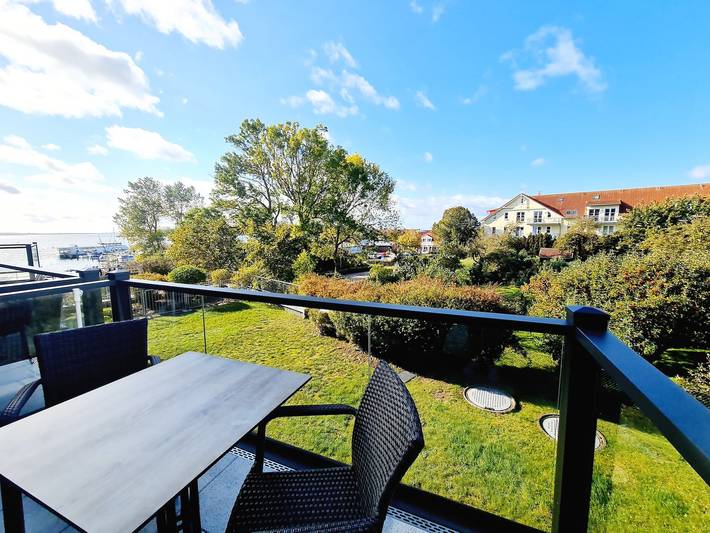 Ferienwohnung für 3 Personen, mit Balkon und Seeblick in Rerik