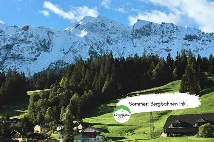 Ferienwohnung für 4 Personen, mit Terrasse und Garten in Sörenberg