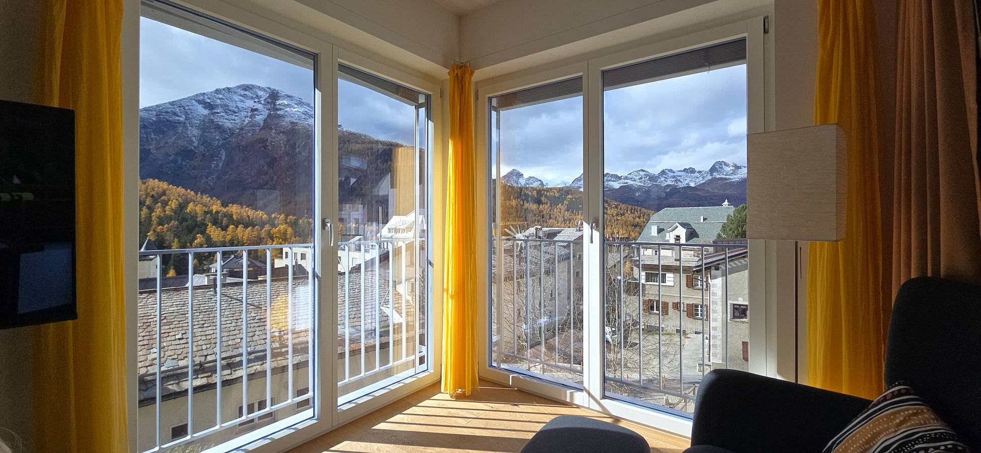 Ganze Ferienwohnung, Studio "Studio Melchior" mit Bergblick in Pontresina, Livigno Alpen