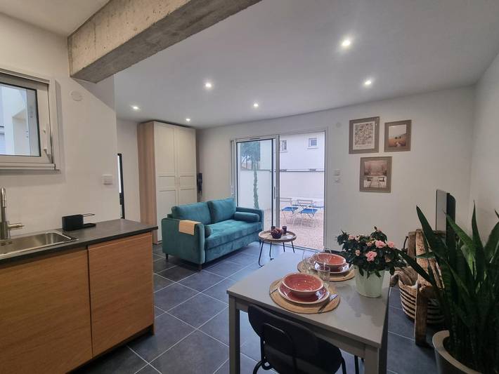 Gîte pour 2 personnes, avec Jardin
