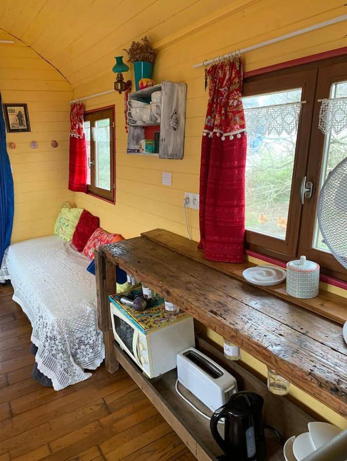 Gîte pour 4 personnes, avec Terrasse ainsi que Jardin et Vue dans Waben - 4
