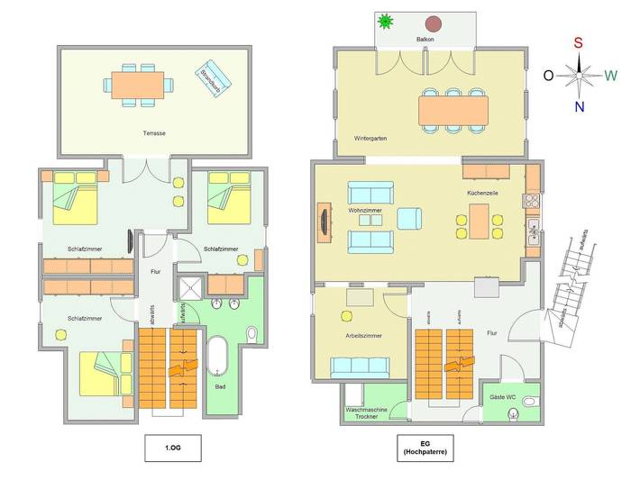 Ferienhaus für 6 Personen, mit Terrasse und Ausblick in Kühlungsborn - 3