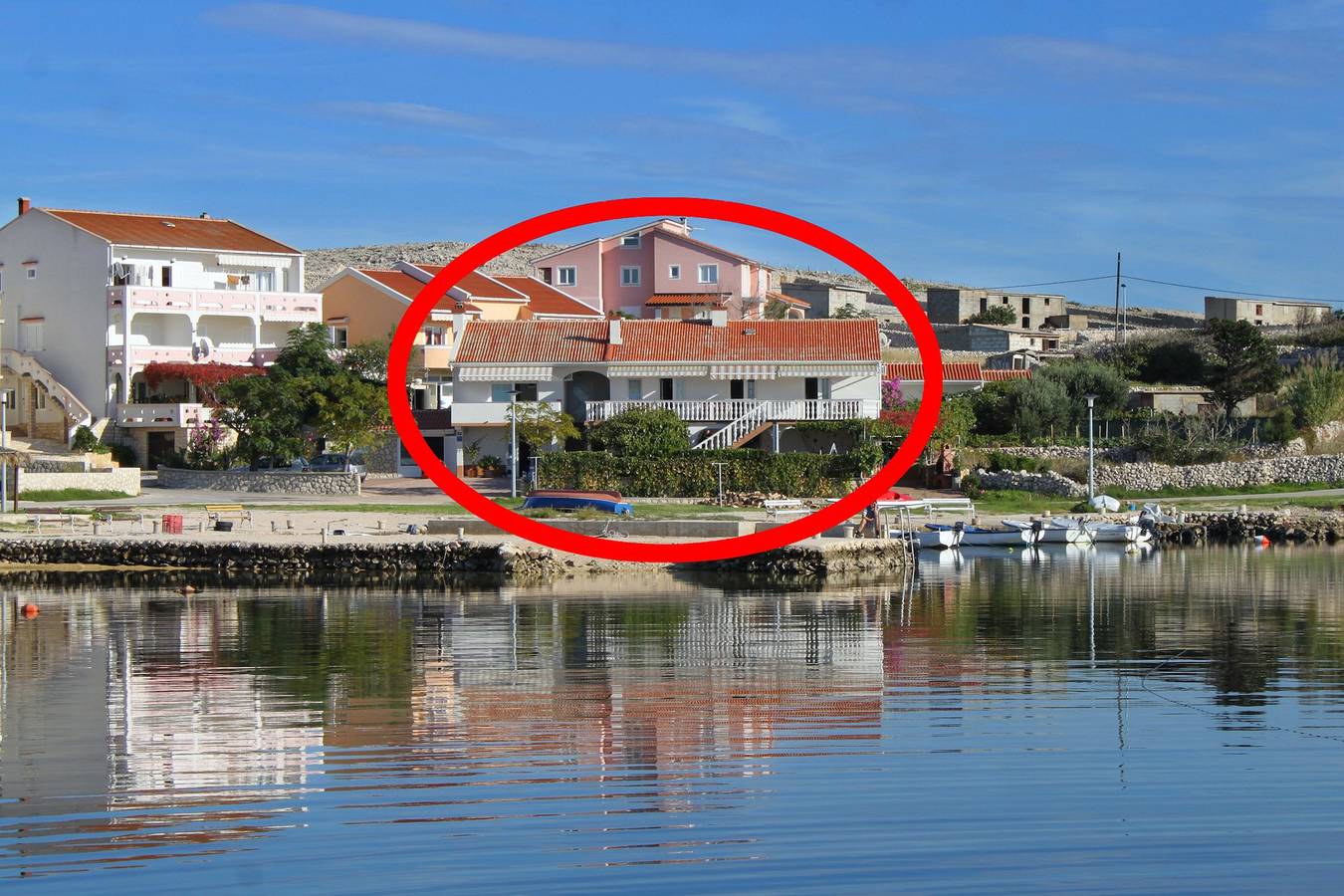 Ganze Wohnung, 2-Zimmer-Ferienwohnung am Strand Kustici, Pag A-9360-b in Kustići, Pag