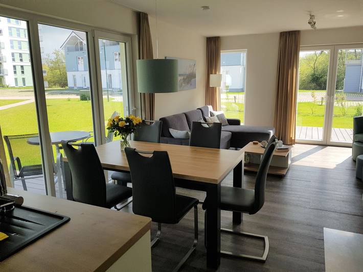 Ferienhaus mit Meerblick für 6 Personen, mit Sauna und Balkon in Schillig - 3