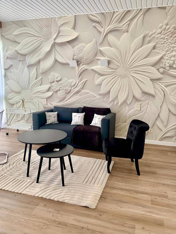 Appartement de vacances pour 3 personnes, avec Balcon et Terrasse ainsi que Jardin et Vue