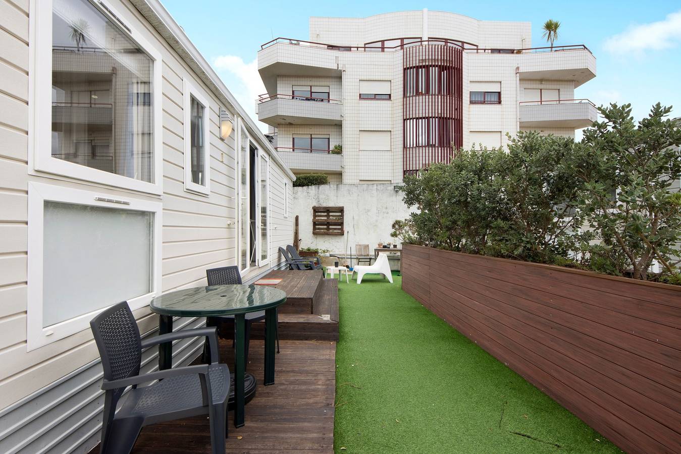 Casa móvel "Villa Granja Sol 1" com jardim partilhado e acesso Wi-Fi in São Félix da Marinha