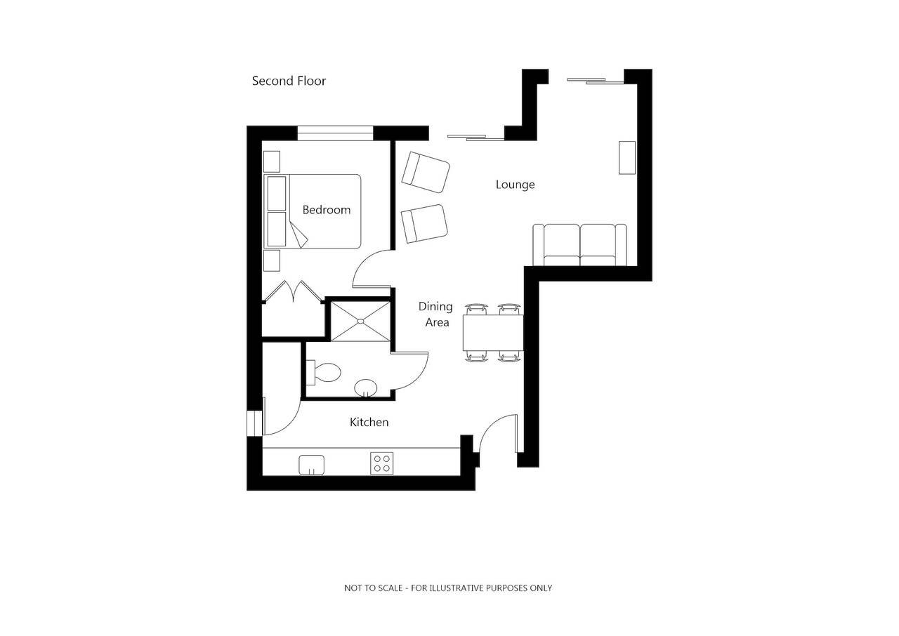 Gîte pour 4 Personnes dans York, Yorkshire and the Humber