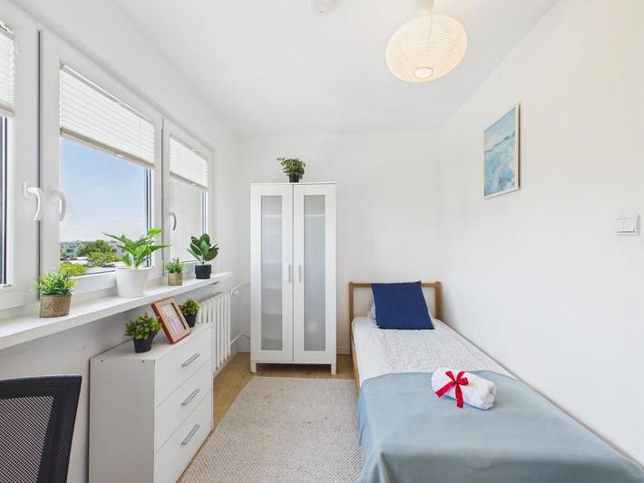 BnB für 2 Personen, mit Ausblick in Warschau