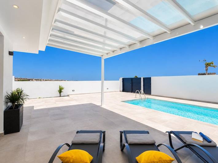 Villa für 6 Personen mit Garten in Puerto Calero, Yaiza