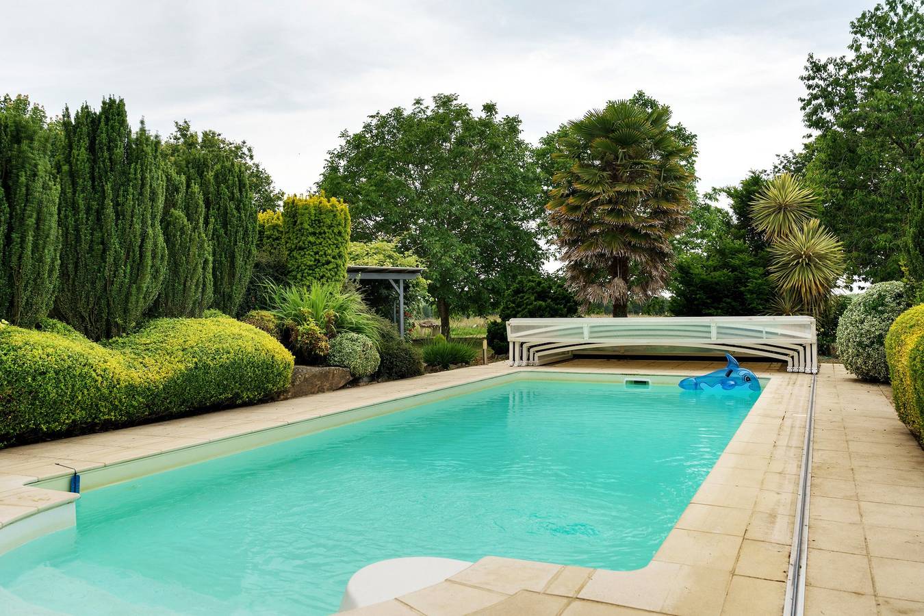 Vakantiehuis 'Gîte Les Hortensias met privézwembad', wifi en airconditioning in Trébédan, Dinan en omgeving