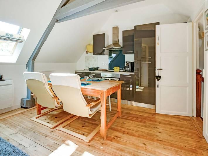 Ganze Wohnung, Cosy studio in Isigny-sur-Mer with a terrace in Saint-Benoît-de-l'Aure, Bayeux und Umgebung