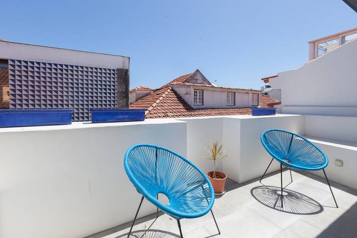 Apartamento de férias para 2 pessoas, com Varanda e Terraço em Cascais