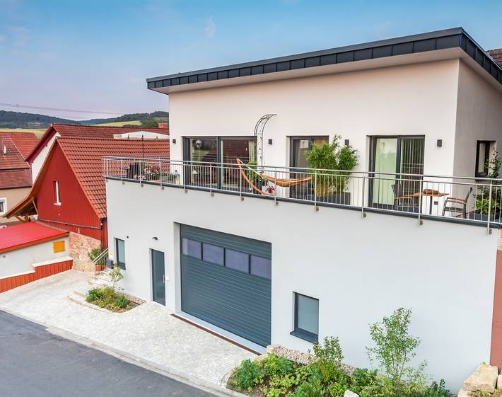 Ferienwohnung für 4 Personen, mit Balkon und Balkon/Terrasse sowie Terrasse in Wertheim