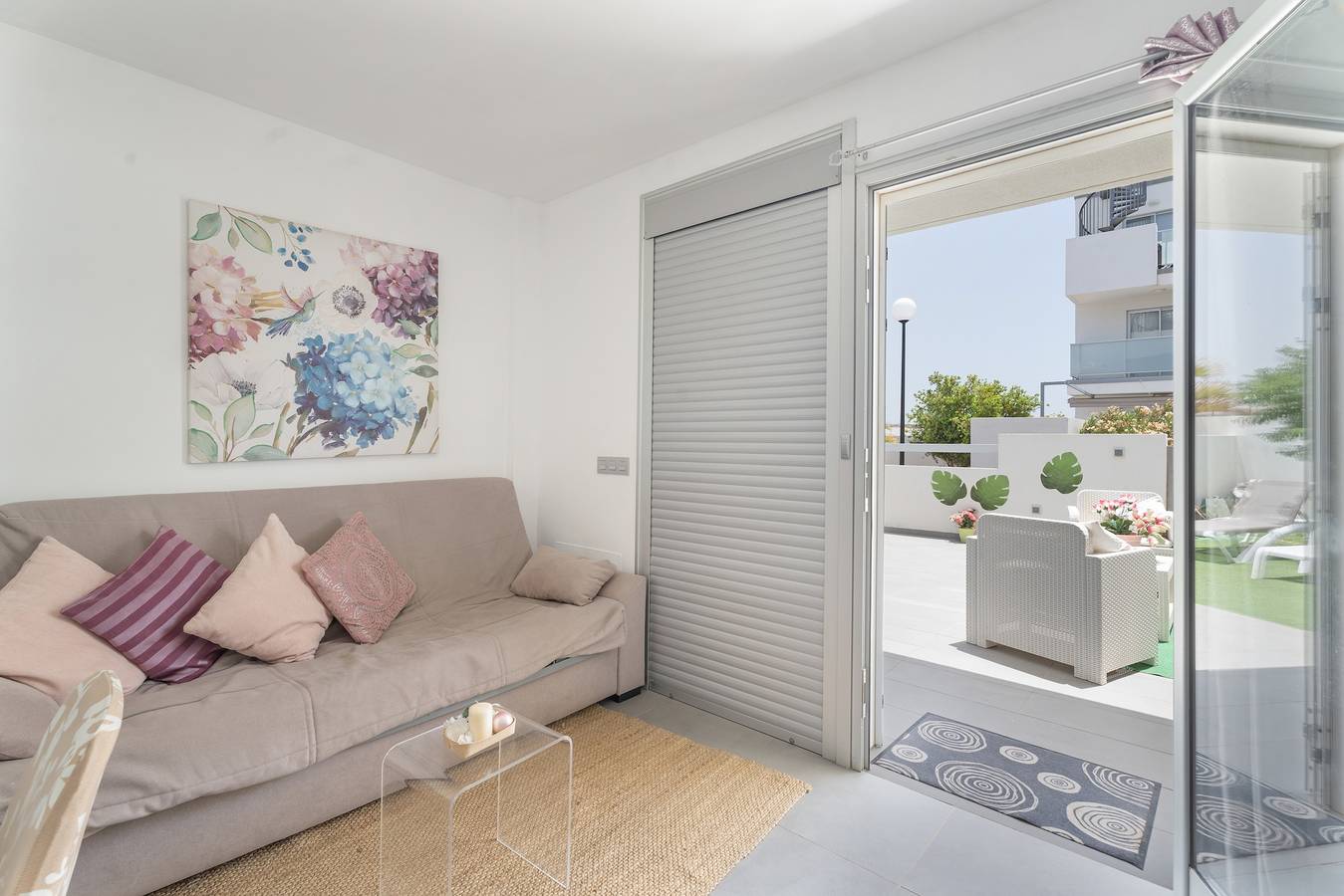 Ganze Wohnung, Divino En Playa: Ferienwohnung mit Meerblick, Gemeinschaftspool und Wlan in La Tejita, Granadilla de Abona