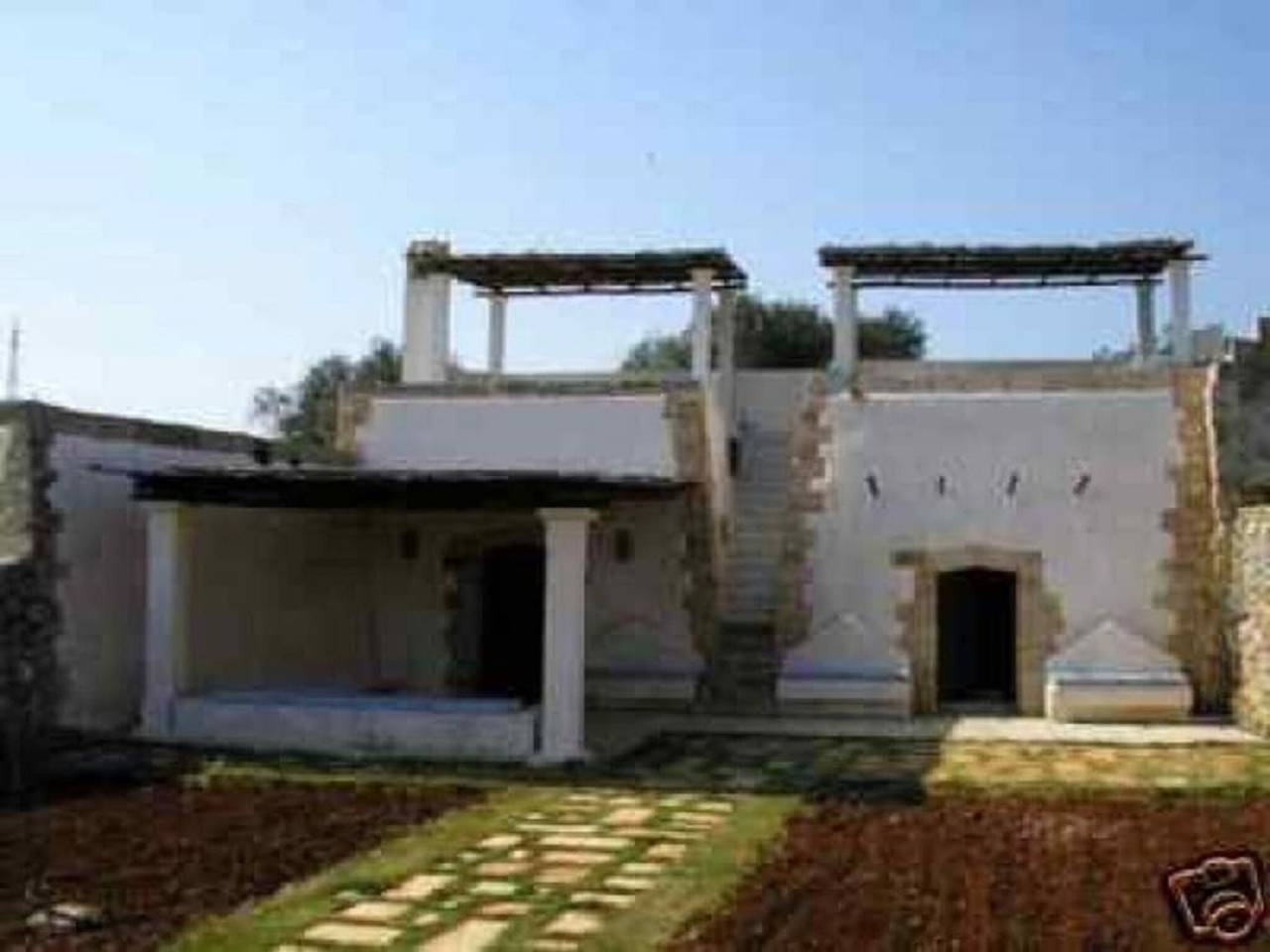 Villa 'Lu Rusciu De Lu Vientu' con vista mare, terrazza e aria condizionata in Leuca, Castrignano del Capo