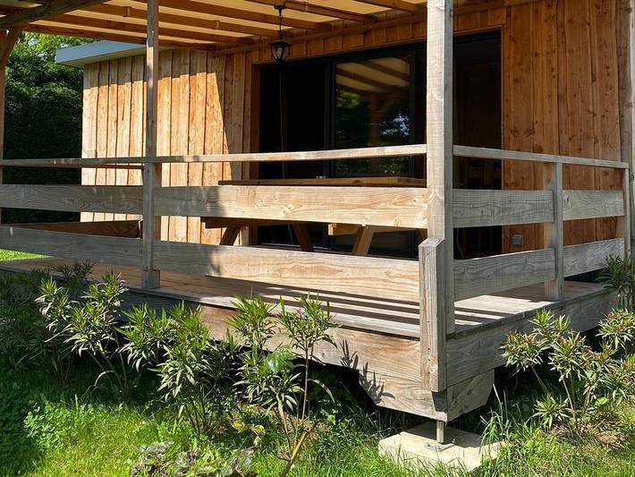 Chalet pour 6 personnes, avec bassin pour enfant