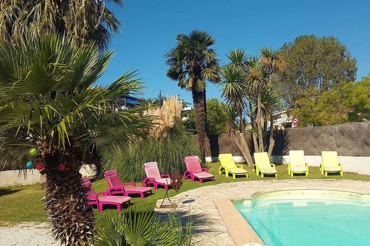 Villa pour 10 personnes, avec jardin et balcon, animaux acceptés