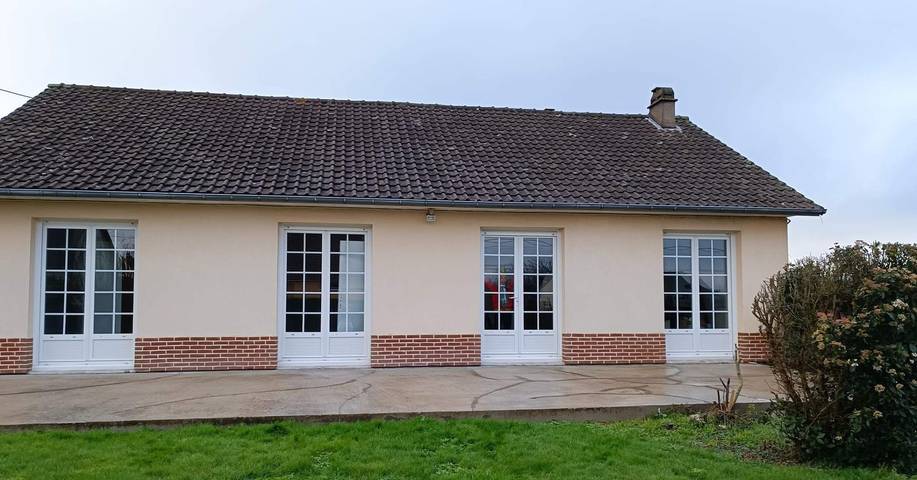 Gîte pour 6 personnes, avec jardin et terrasse à Quièvrecourt