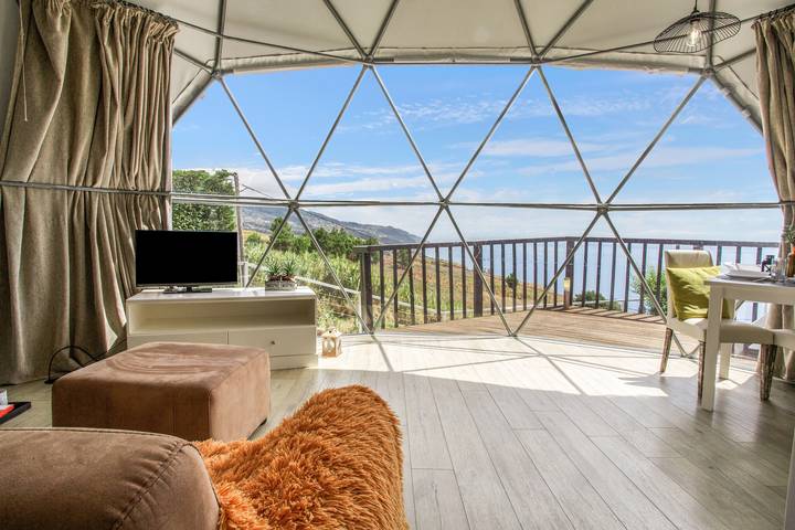 Soul Glamping – Familie – Urlaub – Natur – Sonnenuntergang in Prazeres, Madeira