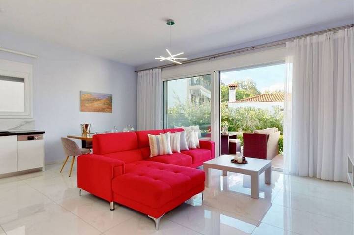 Location de vacances pour 6 personnes, avec piscine et balcon, animaux acceptés dans Ormos Panagias - 4