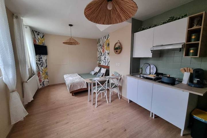 Apartamento entero, Le Pti Marais, a 3-star studio on the outskirts of Saint-Omer in Saint-Martin-au-Laërt, Región de Saint-Omer