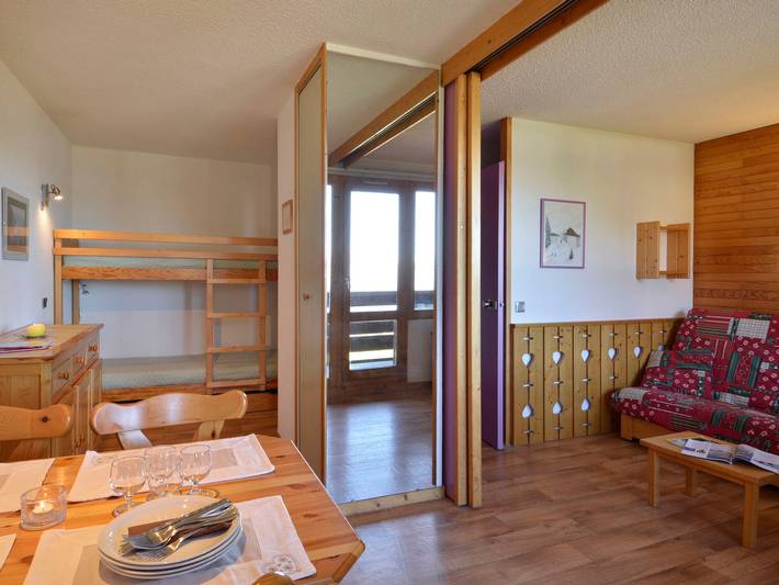 Studio pour 4 personnes, avec balcon