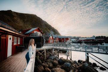 Ferienpark für 3 Personen, mit Ausblick und Sauna sowie Terrasse, mit Haustier in Norwegen