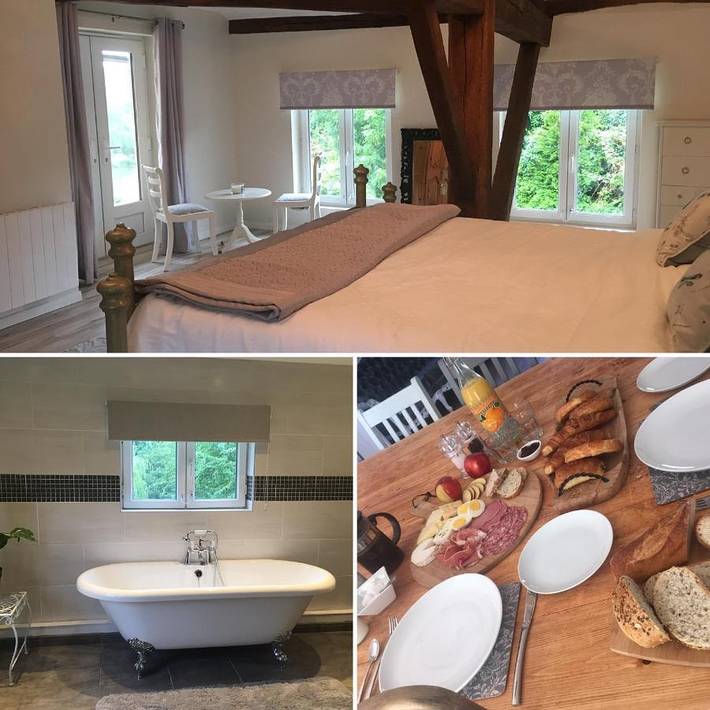 Chambre d’hôte pour 2 personnes, avec Terrasse et Jardin