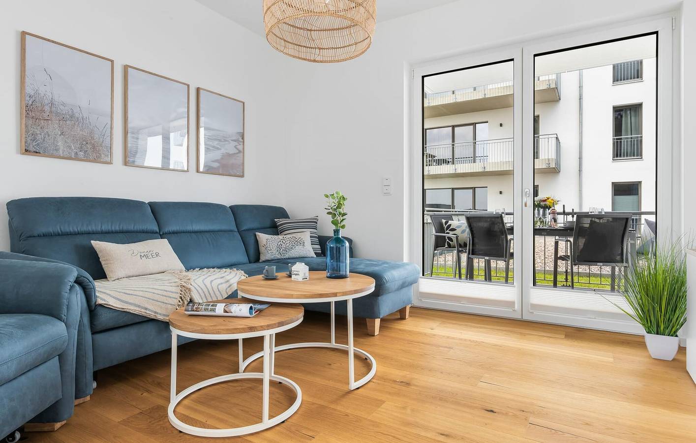 Ganze Ferienwohnung, Appartement mit Meerblick, Terrasse, Parkplatz - 500m zum Strand in Olpenitz, Kappeln