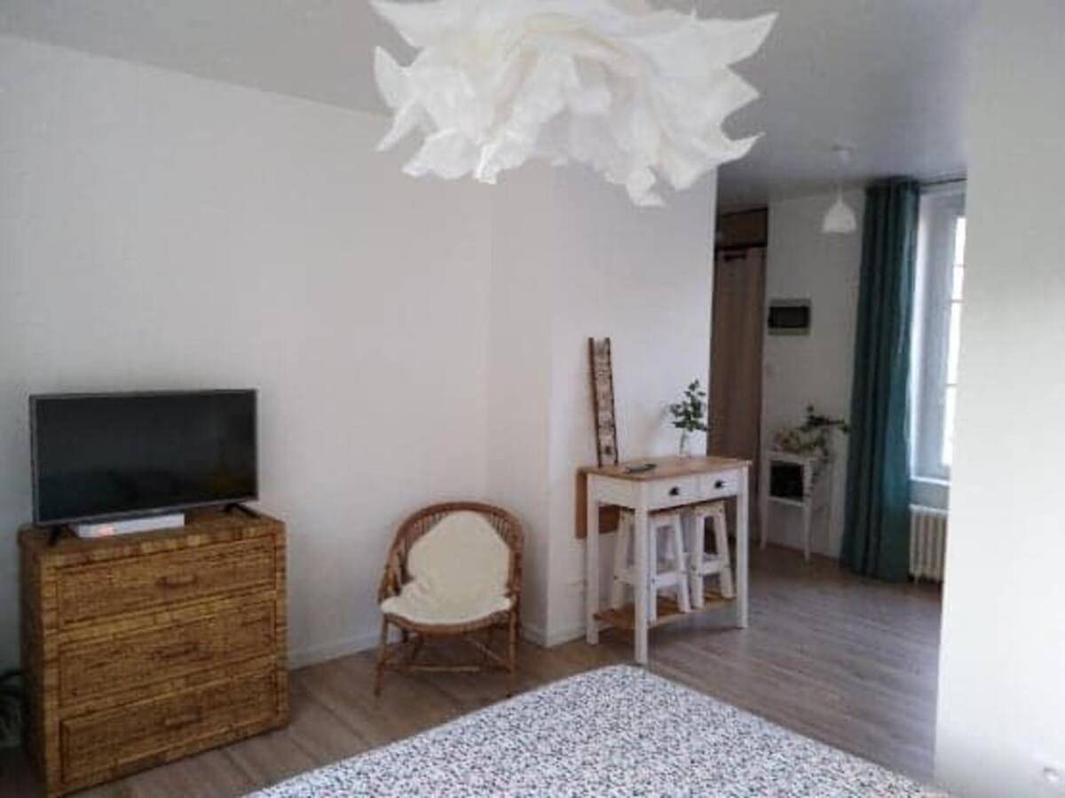 Double or Twin Room with Garden View in Le Bourg-Dun, Région de Dieppe