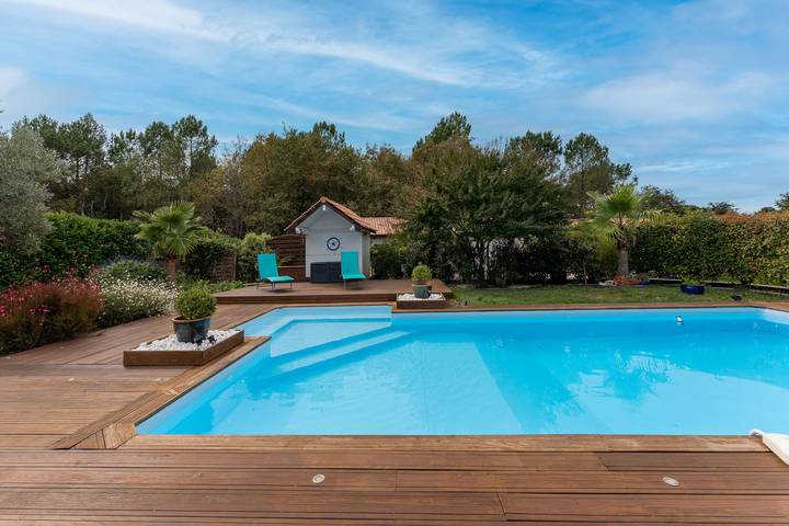 Maison de vacances pour 4 personnes, avec jardin à Sanguinet