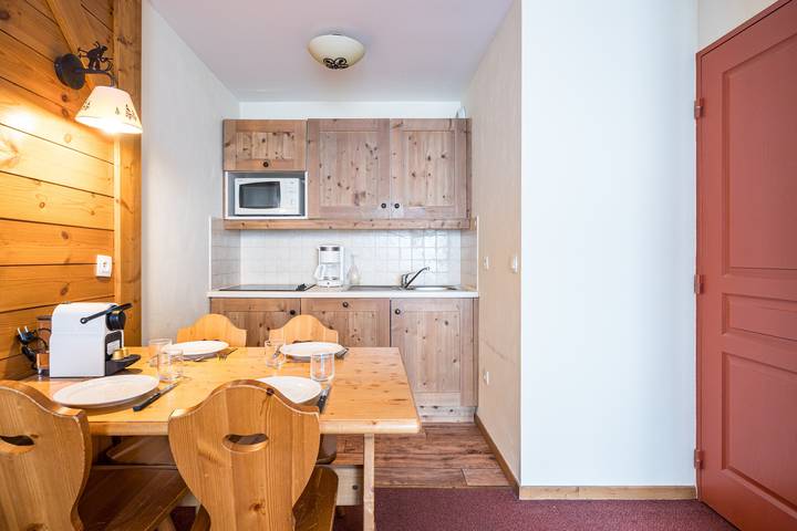 Ganze Wohnung, Ferienwohnung für 4 Personen mit Sauna in Le Corbier, Villarembert