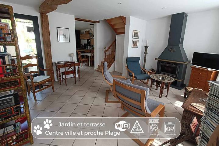 Gîte pour 4 personnes, avec terrasse et jardin, animaux acceptés - 1