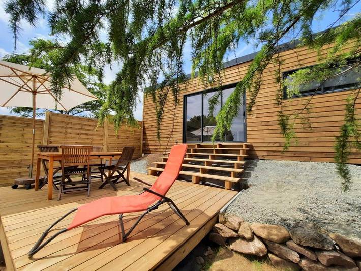 Maison de vacances pour 4 personnes, avec jardin ainsi que terrasse et vue